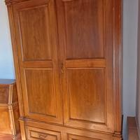 Camera in legno massello – Armadio + 2 comodini st