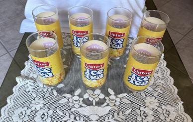 Set Di 7 Bicchieri Lipton Ice Tea