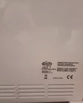 Termoconvettore ARGO CLIMA JAZZ T