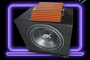 Impianto Audio per Auto - Subwoofer Horizon + Ampl