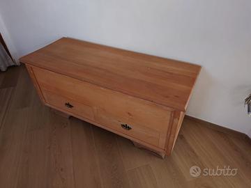 Cassappanca legno massello