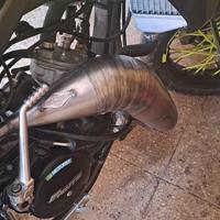 Scarico scalvini per 50/70 completo in carbonio 