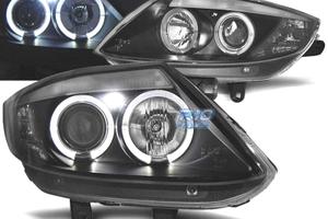 FARI BMW Z4 E85 03-09 OCCHI ANGELICI FONDO NERO LE