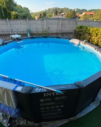 Piscina intex Graphite Grey Panel