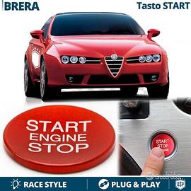 Tasto START STOP Rosso per Alfa Brera Pulsante