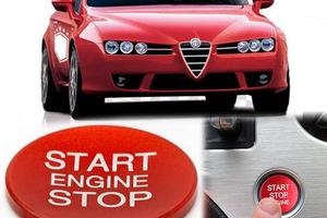 Tasto START STOP Rosso per Alfa Brera Pulsante