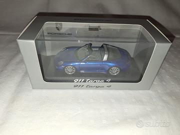 Porsche 911 991 Targa 4 Blu - 1/43 Minichamps