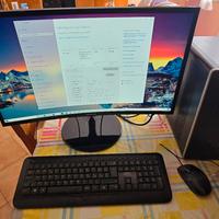 PC hp pavilion e schermo curvo samsung 