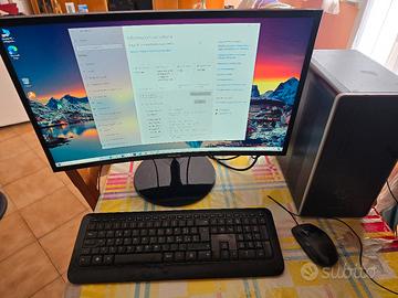 PC hp pavilion e schermo curvo samsung 