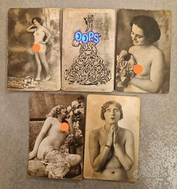 Lotto Cartoline Erotiche primi del 900