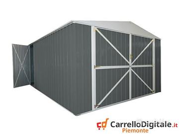 Box auto in Acciaio lamiera 360x514 grigio scuro