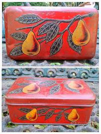 Antica scatola francese di latta