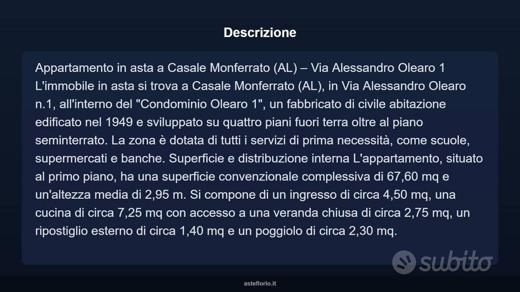 Appartamento – Casale Monferrato, Valentino - Vista 4