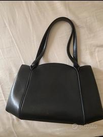 Autentica borsa, anni 50 blu notte