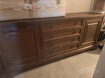 credenza bassa (buffet) con ante e cassetti