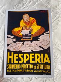 Poster art déco formato A4 repro artistica