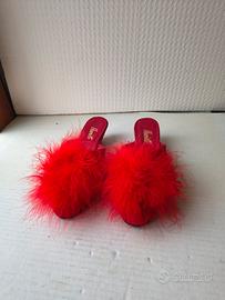 ciabatte da camera rosse Henriette 