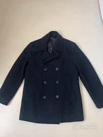 Caban doppiopetto Mango blu
