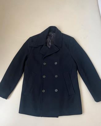 Caban doppiopetto Mango blu