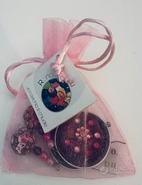 Orecchini  dal Rosa al Fucsia e Bordeaux Handmade