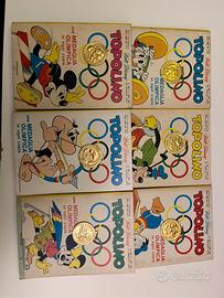 Collezione Topolino Olimpiadi 1972 con medaglie
