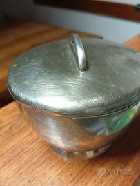 Zuccheriera in argentone anni 50