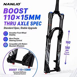Forcella MTB DH 38x180 29"