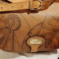 Borsa 1990 Astrolabius in cuoio e pelle