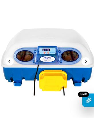 Incubatrice uova real 49 + gabbia e accessori