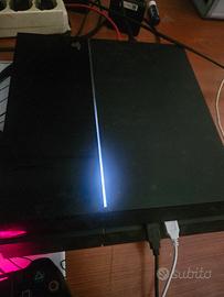 ps4 con controller e monitor 