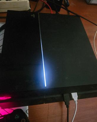 ps4 con controller e monitor 