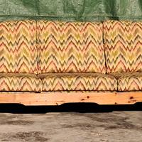 Divano 3 posti in legno