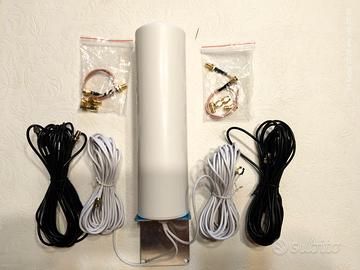 Antenna omnidirezionale WiFi 4-5G + prolunghe