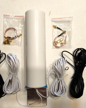 Antenna omnidirezionale WiFi 4-5G + prolunghe