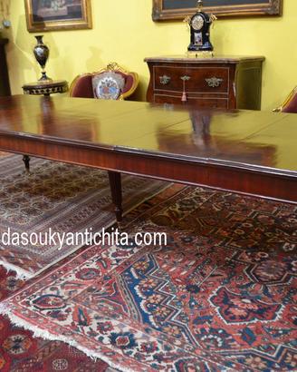 Tavolo stile inglese Vittoriano allungabile 326 cm