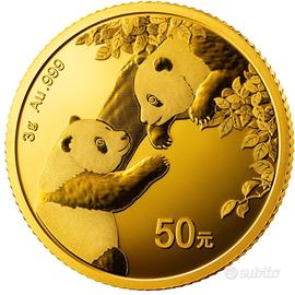 PANDA 2023 3g ORO PURO 999,9% DA INVESTIMENTO