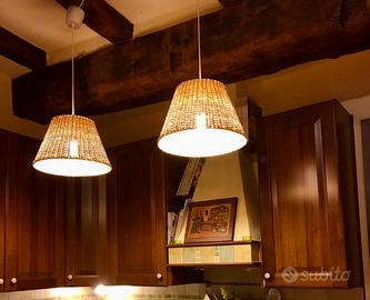 Lampade a sospensione con paralume in rattan Ikea