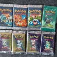 pacchetti pokemon sealed set base 1 ed charizard 