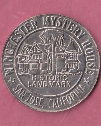 Souvenir medal- Winchester mystery house