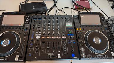 2 Pioneer Cdj 3000+Pioneer mixer DJM A9 +Decksaver