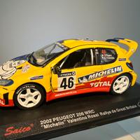 Valentino Rossi 46 modellino Peugeot 206 rally