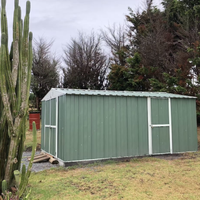 Box capanno acciaio lamiera 327x459cm verde