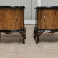 Coppia di comodini Chippendale 