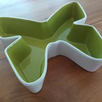 Antipastiera svuotatasche in ceramica moderna 