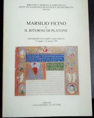 Marsilio Ficino e il ritorno di Platone - manoscri