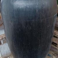 VASO DI TERRACOTTA BLU MOLTO SCURO