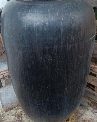 VASO DI TERRACOTTA BLU MOLTO SCURO