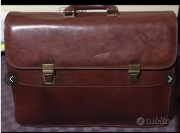 Borsa cartella in vera Pelle Made in Italy