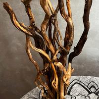 Centrotavola legno deriva Intreccio legni di mare