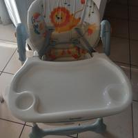 seggiolone pappa e passeggino trio